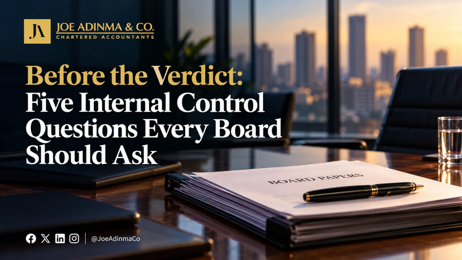 Before the Verdict: Five Control Questions Two 2026 Fraud Cases Should Put to Every Board