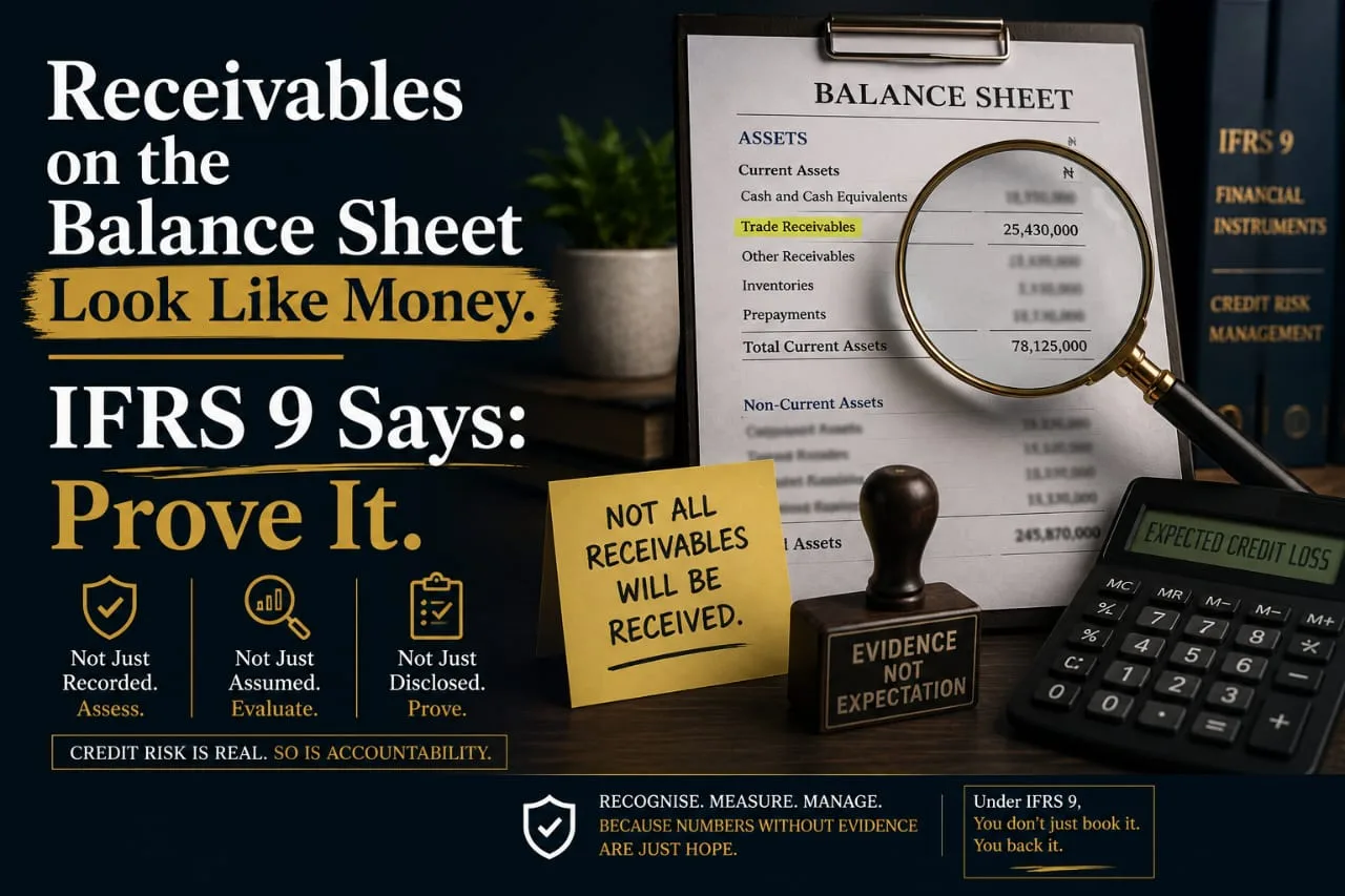 Receivables on the Balance Sheet Look Like Money. IFRS 9 Says: Prove It.